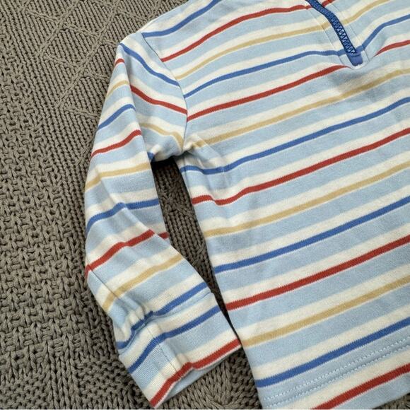 Classic Prep Boutique Striped 1/4 Zip Pullover ~ 9/12M - Picture 3 of 12